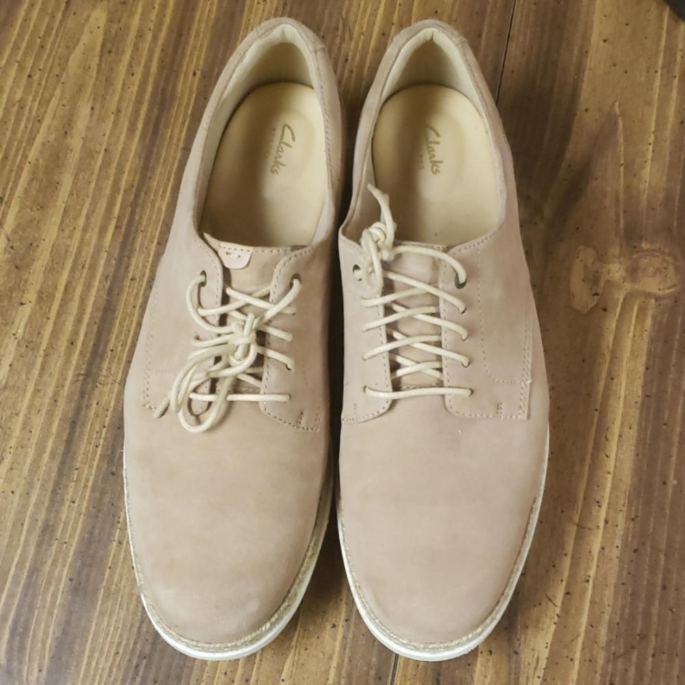 Pale Pink Suede Platform Sneakers